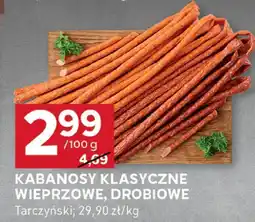 Stokrotka Kabanosy klasyczne wieprzowe drobiowe Tarczyński oferta