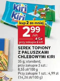 Stokrotka Ser topiony z paluszkami chlebowymi Kiri oferta
