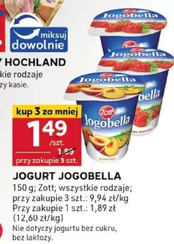 Stokrotka Jogurt Jogobella Zott oferta