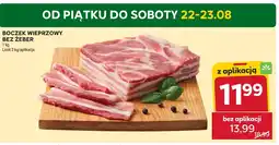 Stokrotka Boczek wieprzowy bez żeber Stokrotka oferta