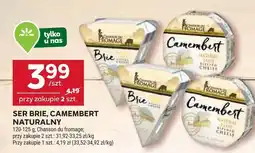 Stokrotka Ser Brie, Camembert naturalny Chanson du fromage oferta