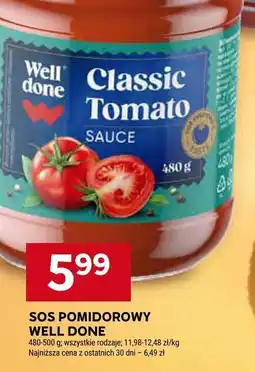 Stokrotka Sos pomidorowy Well Done Classic Tomato oferta