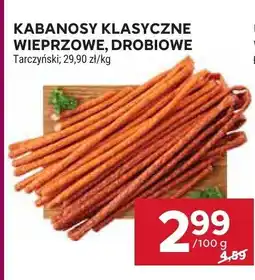 Stokrotka Kabanosy klasyczne wieprzowe, drobiowe Tarczyński oferta