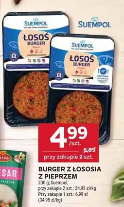 Stokrotka Burger z łososia z pieprzem Suempol oferta