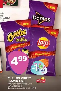 Stokrotka Chrupki, chipsy Flamin' Hot Cheetos, Doritos, Lay's oferta