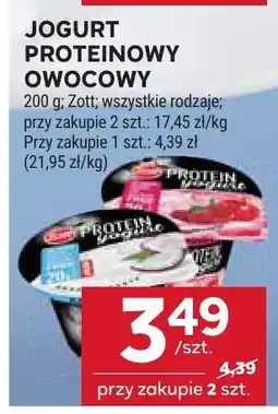 Stokrotka Jogurt proteinowy owocowy Zott oferta