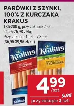 Stokrotka Parówki z szynki Kratus oferta