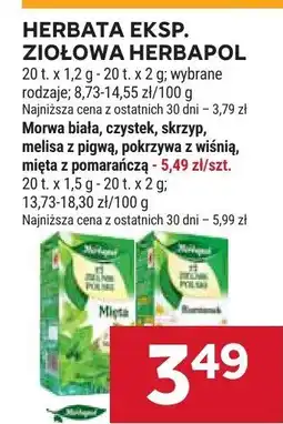 Stokrotka Herbata ekspresowa ziołowa Herbapol oferta