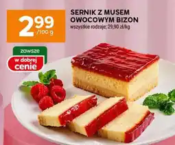 Stokrotka Sernik z musem owocowym Bizon oferta
