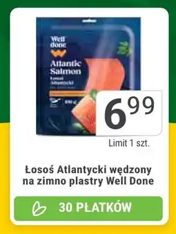 Stokrotka Łosoś atlantycki wędzony na zimno plastry Well Done oferta