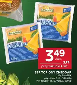 Stokrotka Ser topiony Cheddar Farm Milk oferta