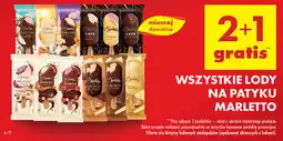 Biedronka Lody na patyku Marletto oferta