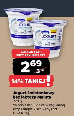 Netto Jogurt śmietankowy bez laktozy Maluta oferta