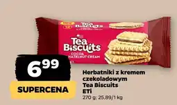 Netto Herbatniki z kremem czekoladowym Tea Biscuits ETI oferta