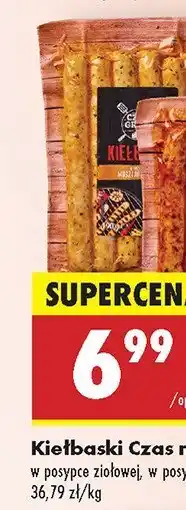 Biedronka Kiełbaski w posypce musztardowej Czas na Grill oferta