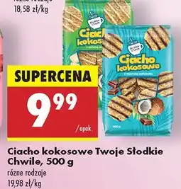 Biedronka Ciacho kokosowe, różne rodzaje Twoje Słodkie Chwile oferta