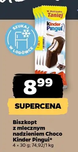 Netto Biszkopty z mlecznym nadzieniem Choco Kinder Pingui oferta