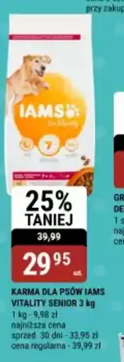 bi1 Karma dla psów iams vitality senior oferta