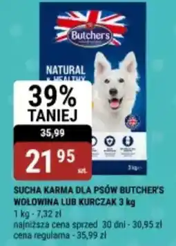 bi1 Sucha karma dla psów butcher's wołowina lub kurczak oferta