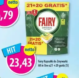 DUO-TES Fairy Kapsułki do Zmywarki All in One a21 oferta