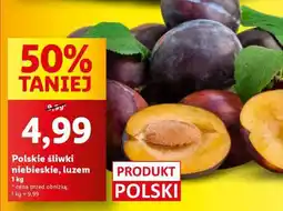 Lidl Polskie śliwki niebieskie, luzem oferta