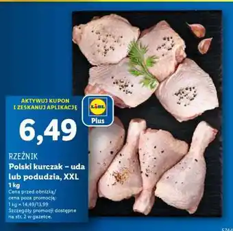 Lidl RZEŹNIK Polski kurczak – uda lub podudzia, XXL oferta