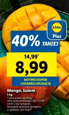 Lidl Mango, luzem oferta