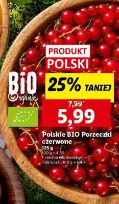 Lidl Polskie BIO porzeczki czerwone oferta