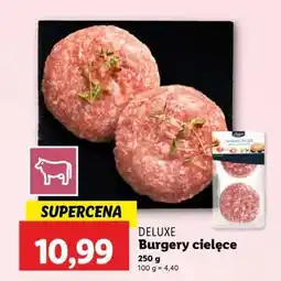 Lidl DELUXE Burgery cielęce oferta