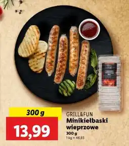 Lidl GRILL&FUN Minikiełbaski wieprzowe oferta