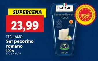 Lidl ITALIAMO Ser Pecorino Romano oferta