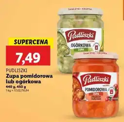 Lidl Pudliszki Zupa pomidorowa lub ogórkowa oferta