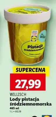 Lidl WILLISCH Lody pistacja śródziemnomorska oferta