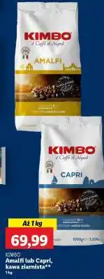 Lidl KIMBO Amalfi lub Capri, kawa ziarnista oferta