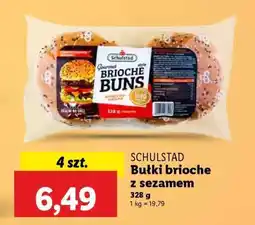 Lidl SCHULSTAD Bułki brioche z sezamem oferta
