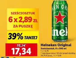 Lidl Heineken Original oferta
