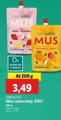 Lidl OWOLOVO Mus owocowy XXL oferta