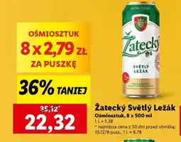 Lidl Žatecký Světlý Ležák oferta