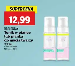Lidl BIELENDA Tonik w piance lub pianka do mycia twarzy oferta