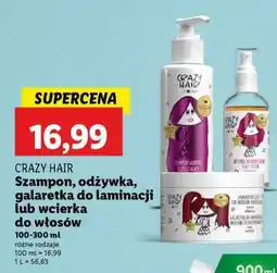 Lidl CRAZY HAIR Szampon, odżywka, galaretka do laminacji lub wcierka do włosów oferta