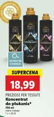 Lidl PREZIOSI PER TESSUTI Koncentrat do płukania oferta