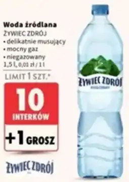 Intermarche Woda źródlana oferta