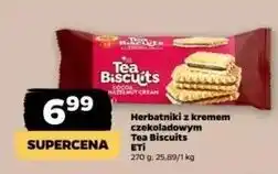 Netto Herbatniki z kremem kakaowym Eti Tea Biscuits oferta