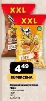 Netto Chrupki kukurydziane toffi Flips oferta