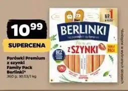 Netto Parówki z szynki Morliny Berlinki Premium oferta