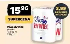 Netto Piwo Żywiec Jasne Pełne oferta