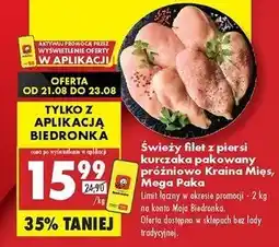 Biedronka Filet z piersi kurczaka Kraina Mięs oferta