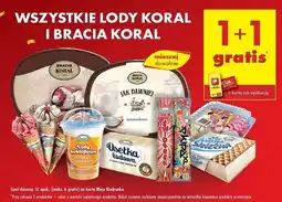 Biedronka Lód śmietankowy Koral Kostka Śnieżna oferta