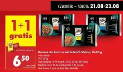 Biedronka Karma dla kota z wołowiną w sosie Sheba Selection oferta