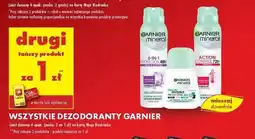 Biedronka Dezodorant niebieski Garnier Mineral Invisible oferta